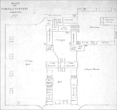 William Buchanan plan of the Female Factory, November 1833, National Archives, UK, PRO MPH.