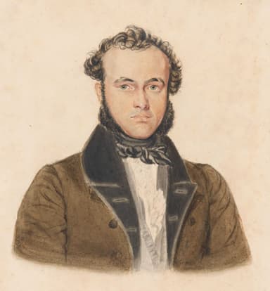 Richard Windeyer, by an unknown artist, 1840s.